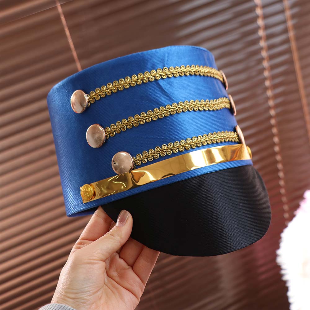 Photography Major - Şapka-fındıkkıranlar Bando Şapkası Altın Kaplama Şeritler