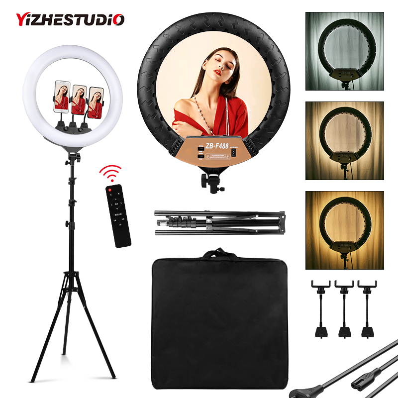 Photography Youtube - 22 inç halka lamba kısılabilir yüzükler