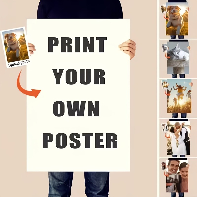 Photographic Memory - Kişiselleştirilmiş çerçevesiz Fotoğraf/Yazı Posteri - Ev,