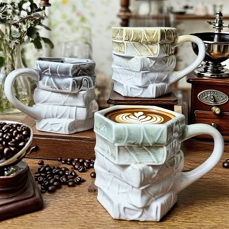 Photography Coffee - 120ML-200ML Yaratıcı Yeni Boyalı Kitap Şeklinde