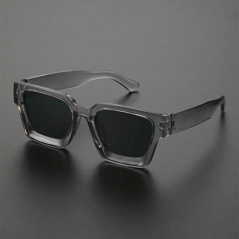 Photography Framing - Unisex Plastik Moda Kare Çerçeveli Güneş