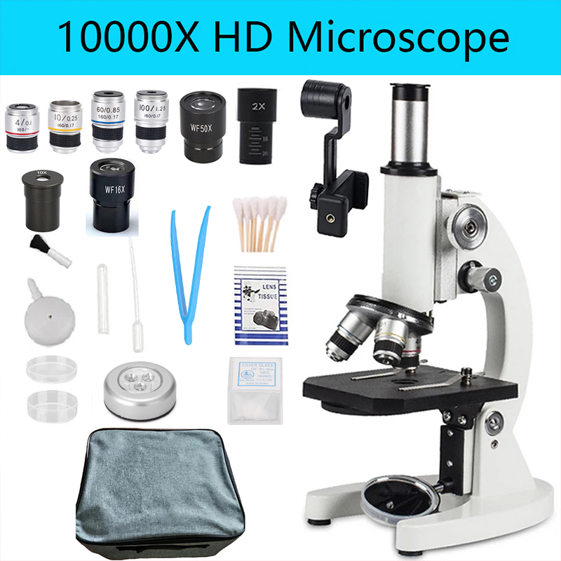 Photography University - Optik Biyolojik Mikroskop 40-10000X Yüksek Büyütme