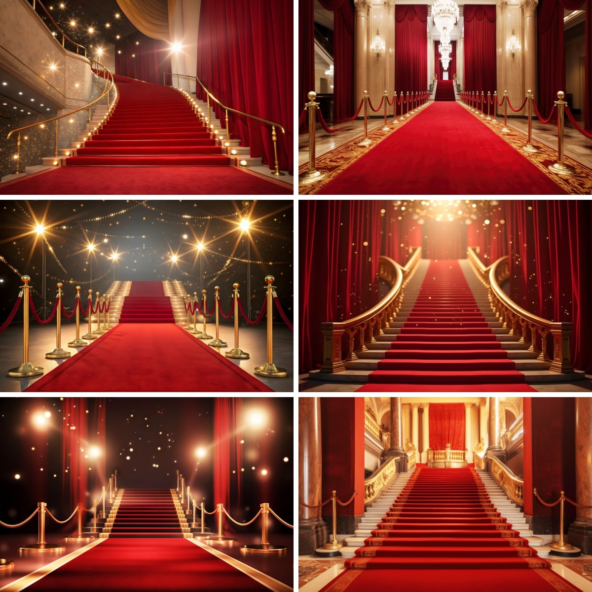 Photography Awards - Kırmızı Halı Temalı Arka Plan Koleksiyonu