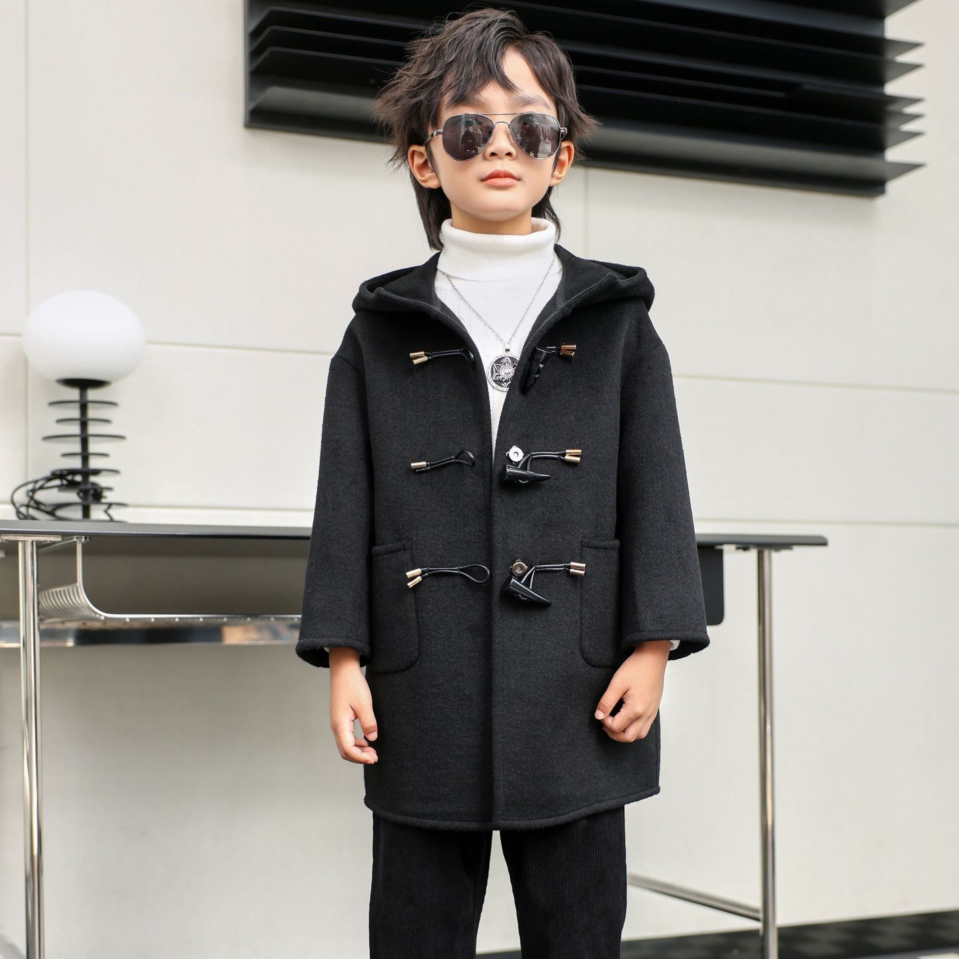 Çocuk kış kırmızı yeşil yün ce - Photography Jacket incelemesi ve fiyatı