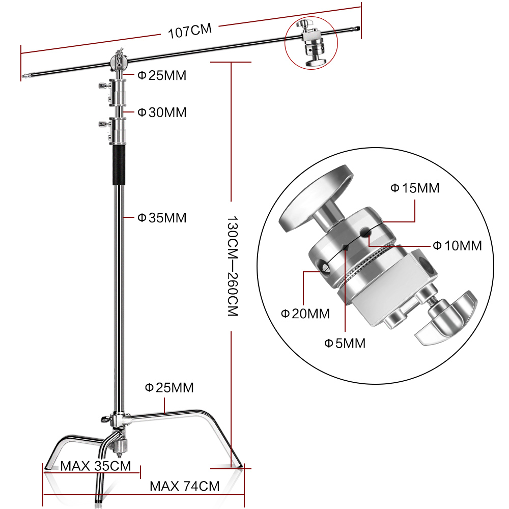 C-Stand Fotoğraf Standı Paslan - Photography Gear incelemesi ve fiyatı