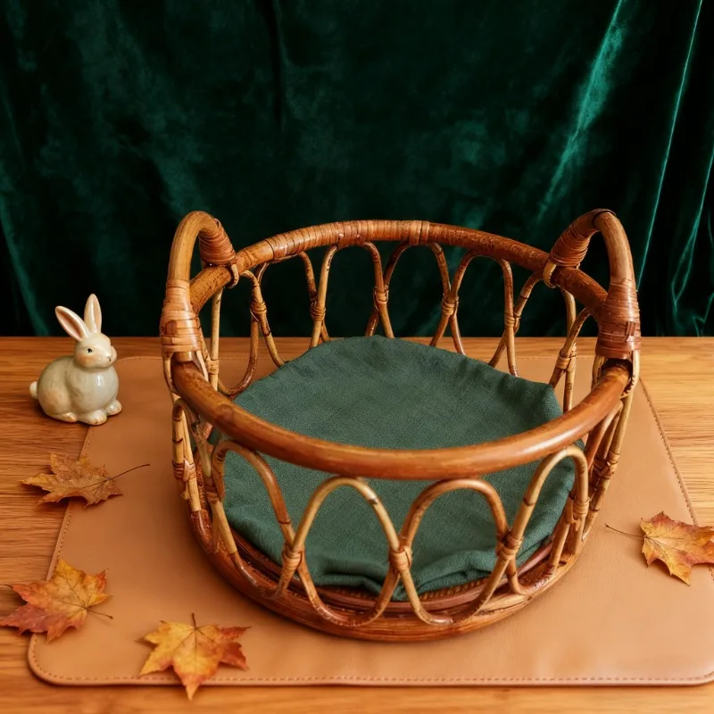 Yuvarlak Rattan Örgülü Sepet S - Photography Framing incelemesi ve fiyatı