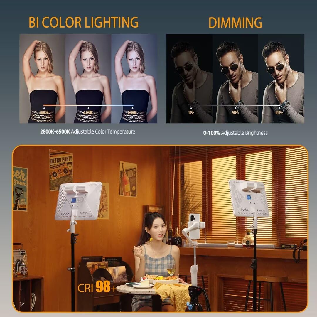 Godox P260C Pro LED Video Işığ - Photography Youtube incelemesi ve fiyatı