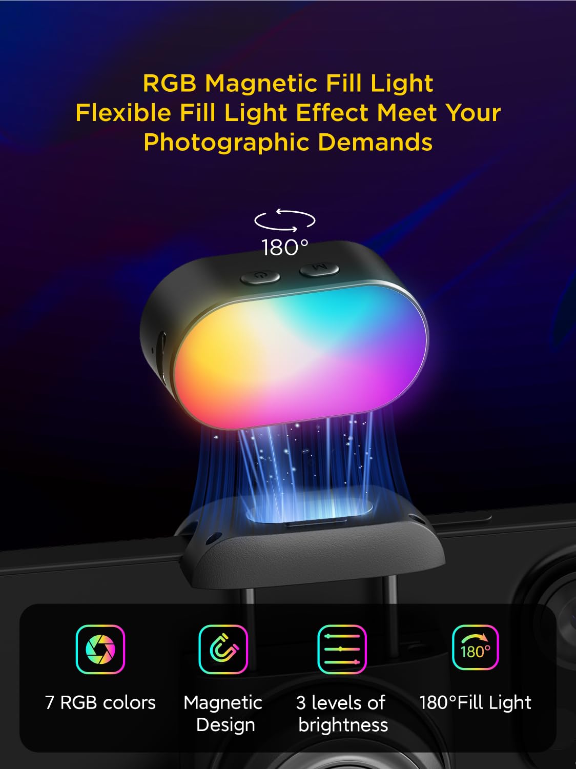 AOCHUAN RGB Manyetik Dolgu Işı - Photography Gear incelemesi ve fiyatı